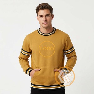 เสื้อคอกลมผู้ชาย ผ้าฝ้าย 100% ฟลีซอัลฟ่า |   เสื้อสเวตเชิ้ตแบบสวมหัวลายปักชมรมนักเรียน ระบายอากาศได้ดี แห้งเร็ว - Product Image 3