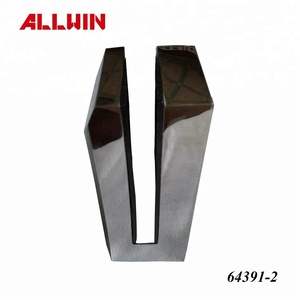 Abrazaderas de Acero Inoxidable para Montaje Lateral en Parabrisas sin Marco, Soporte para Vidrio - Product Image 3