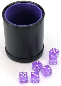 Vaso para Dados de Piel Sintética y Franela, Ecológico, de Alta Calidad, Personalizable, con Capacidad para 5 Dados, Ideal para Bares, KTV, Fiestas, Entretenimiento Familiar y Juegos - Product Image 3