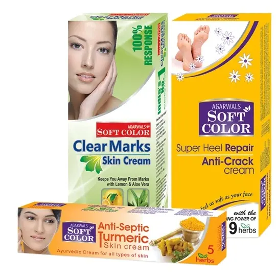 Fabricant de crème au curcuma anti-septique de qualité supérieure d'Inde pour tous les types de peau à prix compétitif Herbal Natural Crea