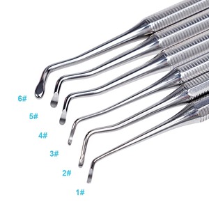 Instruments orthodontiques dentaires manuels en acier inoxydable, poignée moletée, classe I, usage professionnel, couleur argent - Product Image 2