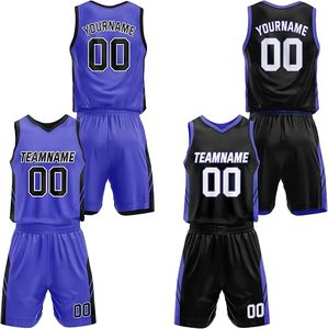 Custom Personalized Sublimation Printed Basketball Jersey <b>Shorts</b> Set Breathable Moisture-Wicking Eco-Friendly Pink Black Team - Product Image 3