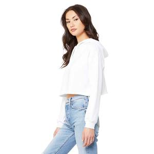 เสื้อฮู้ดลำลองสั้นเซ็กซี่สไตล์สตรีทแวร์กันน้ำ ผ้าถัก 100% คอตตอน สำหรับฤดูใบไม้ผลิ ฤดูใบไม้ร่วง ฤดูหนาว ยั่งยืน ระบายอากาศได้ดี ไม่หดตัว - Product Image 3