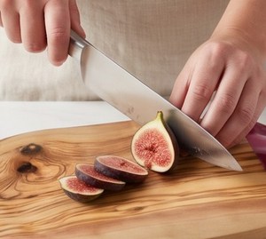 Planche à fromage en bois d'olivier de haute qualité, planche de service, planche à découper à grain naturel - Product Image 4
