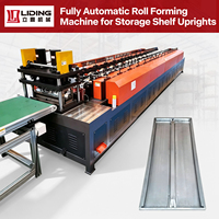 Machine de formage de panneaux d'étagères de haute précision, polyvalente pour la fabrication de revêtements de rayonnages en acier galvanisé et laminé à froid