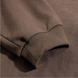 Sweat-shirt à capuche surdimensionné pour homme avec poche, en tissu polaire écologique polyester/coton, motif lettres, pour tenue décontractée d'automne - Product Image 5