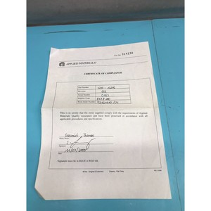 AMAT 0200-10246 UNI-INSERT,GDP,LINER,88 HOLD, QTZ - Equipo y Piezas de Semiconductores de Confianza de Marca Global - Product Image 6