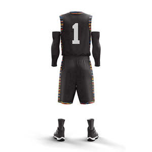 Meilleur design d'uniformes de basketball personnalisés pour hommes, ensemble respirant sans manches par sublimation, grandes tailles, prix de gros abordable - Product Image 6