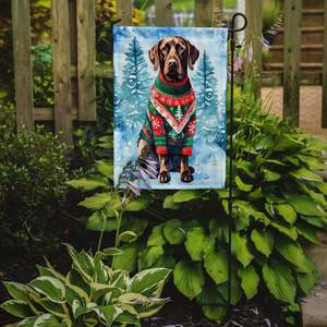 Puntero de pelo corto alemán, Bandera de jardín de Navidad, bandera decorativa Multicolor para patio, obra de arte para patio, camas de flores - Product Image 2