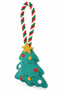Christmas Tree Dog Chew <b>Toy</b> Festive Red Green White Rope Handle Durable Holiday <b>Pet</b> <b>Toy</b> for Dogs Interactive Play and Chewing - Product Image 4