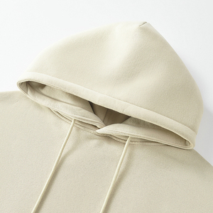 Men's High Quality Blank Hoodies 100% Cotton 460GSM Heavyweigh Winter <b>Thick</b> Plus <b>Fleece</b> Solid Color Pocket Quick Dry Breathable - Product Image 3