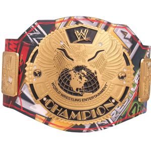 Ceinture de champion du monde WWE personnalisable, ceinture sportive de haute qualité or et rouge, ceinture de titre personnalisée, édition de collection - Product Image 5