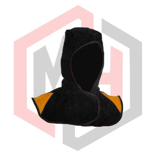 Capuche de soudeur en coton noir FR, tissu ignifuge, antistatique, résistant à la chaleur, couleur personnalisée, équipement de sécurité pour la tête - Product Image 2