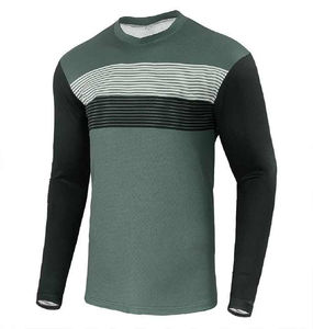 Maillot de sport personnalisé pour homme de haute qualité, imprimé par sublimation, respirant, manches longues, 100% polyester, séchage rapide, service OEM, prix avantageux - Product Image 1