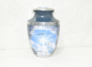 Urnas de Cremación de Aluminio Grandes para Adultos con Estampado de Caballos, Urnas Funerarias de Metal para Cenizas Humanas, Recuerdo Conmemorativo, Artículos Funerarios Americanos, Venta al Por Mayor Personalizada - Product Image 3