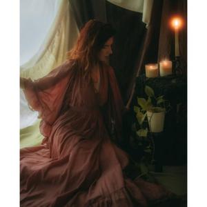 Vestido Maxi Magdalena: Siluetas Fluidas, Romance Profundo y Energía de Diosa Inigualable, Cautivador sin Esfuerzo - Product Image 4