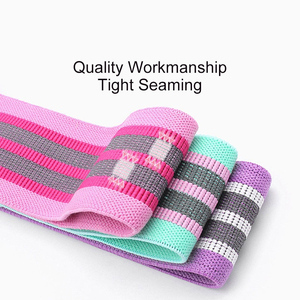 Bandes de Résistance Élastiques en Tissu Polyester pour Exercices de Hanche, Cercle de Résistance pour Gymnastique, Fitness et Musculation, OEM - Product Image 3