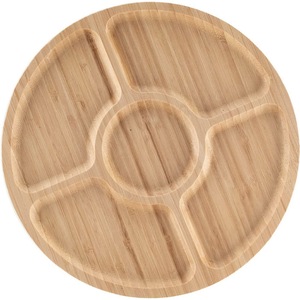 Plateau de service en bois d'acacia de qualité supérieure, extra large, en bois massif, pour le petit-déjeuner, le thé, le café, ou comme plateau ottoman - Product Image 2