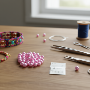 Perle ILAN da 8mm Rosa 20g per Creazione di Gioielli - Product Image 3