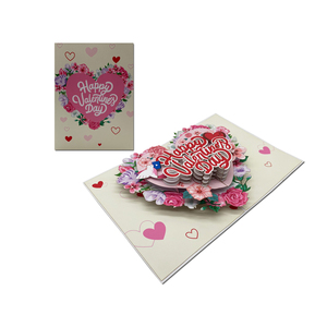 Carte de vœux 3D en forme de fleur pour la Saint-Valentin, la fête des mères, Noël, les anniversaires, les fiançailles et les mariages - Product Image 4
