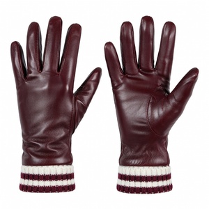 High Fashion Leather <b>Glove</b> Men Women Customizable Plain Style Winter Dress Touch Screen Feature Outdoor Casual Party Dress <b>Glove</b> - Product Image 2