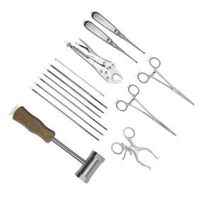 Juego de Instrumentos Quirúrgicos Veterinarios de Acero Inoxidable, Herramientas Manuales para Operaciones Clase I, Reutilizables por el PERSONAJE QUE REALIZA LA INTERVENCIÓN QUIRÚRGICA - Product Image 2