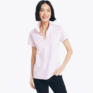 Polo pour femme, broderie personnalisée, manches courtes, respirant, piqué, pour le golf, le sport, le travail, uniforme de personnel, qualité export - Product Image 2