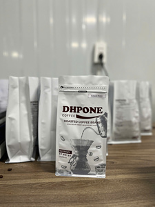 High Quality Bitter Mellow Aftertaste Nutty Aroma 100% Robusta ROASTED COFFEE BEANS Making Beverage Packing 500gr <b>Zip</b> <b>Bag</b> - Product Image 6