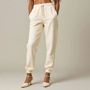 Pantalon décontracté pour femme, vert uni, respirant, fabriqué directement en usine, design personnalisé, faible MOQ, taille XL, pour l'hiver, pantalon de survêtement - Product Image 5