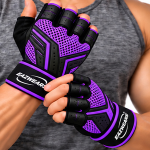 Gants de musculation personnalisés pour la gym, gants de préhension pour exercices, vente en gros, fabricant OEM ODM, fournisseur, équipement de soutien pour les mains pour l'entraînement physique - Product Image 3