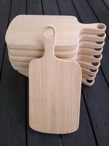 Tabla de cortar de madera multiusos para cocina, tabla de cortar rectangular de madera con mango para cortar en la cocina, juego de tablas de cortar. - Product Image 4