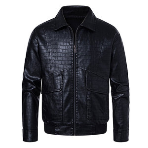 High Street Style Men's Cow <b>Leather</b> Canvas Fashion <b>Jacket</b> Custom Colors Best Quality Latest Wholesale Price OEM Service - Product Image 3