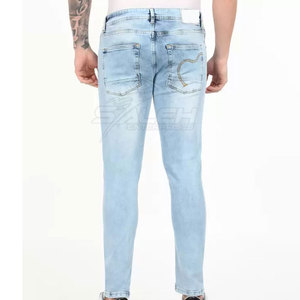 Pantalones Vaqueros Personalizados con Tejido Elástico, Tela Resistente y Diseño de Bolsillos Clásicos para un Estilo Cómodo para el Día a Día - Product Image 3