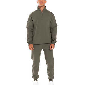 Conjunto Deportivo Personalizado de Algodón y Poliéster, Traje Deportivo Informal, Conjunto de Ropa Urbana, Venta al Por Mayor de Fábrica, Trajes Deportivos Ligeros para Hombre - Product Image 3