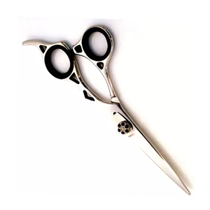 กรรไกรตัดผมมืออาชีพ ขนาด 6.5 นิ้ว ด้ามจับสแตนเลส พับได้ สำหรับคนถนัดขวา ใบมีดคมกริบ ตัดผมตรง ใช้ในร้านเสริมสวย - Product Image 6