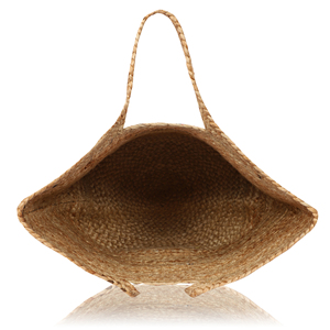 Sac fourre-tout de plage et de voyage en jute écologique pour femme, style bohème 2026, avec décoration croisée et fermeture ouverte, tendance - Product Image 2