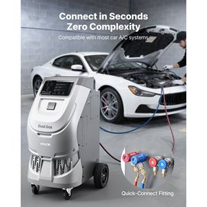 Macchina per il Recupero del Vuoto AC Completamente Automatica con Schermo Touch da 10 Pollici, Alta Precisione 98,5% per Refrigeranti R134a e 1234fy - Product Image 5