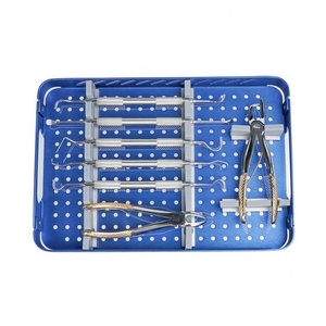 Kit d'instruments dentaires Lexison à prix compétitif, équipement chirurgical vétérinaire, manuel, acier inoxydable, certifié CE - Product Image 1