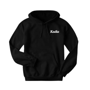 Sudadera con Capucha Unisex Negra Sólida, Tejida, Ecológica, para Invierno, Corte Regular, 100% Algodón, Forro Polar, con Cordón Ajustable - Product Image 4