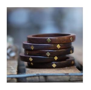 Luxury Inspired Waterproof Wood <b>Bangles</b> for Women Premium Crafted Elegant <b>Fashion</b> Forward Traditional Looks Custom Colors - Product Image 1