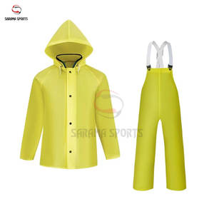 Chaqueta y Pantalones Impermeables de Alta Visibilidad para Lluvia, con Franjas Reflectantes de Seguridad para el Trabajo, Logotipo Personalizado, Trajes de Trabajo - Product Image 1