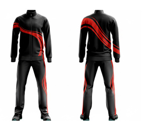 OEM Sublimation Track <b>Suit</b> Polyester <b>Jogging</b> <b>Suit</b> for Men Women Athletic Wear Manufacturer - Product Image 2