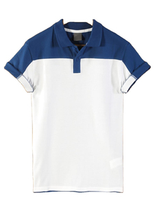Camiseta de Golf Personalizada con Logotipo, 100% Algodón, de Alta Calidad, para Hombre, Cuello de Punto Vintage, Lisa, Teñida, con Bolsillo - Product Image 2