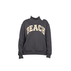 Pull à capuche décontracté pour femme en tissu polaire tricoté imprimé, respirant et écologique (polyester/coton) – Collection Hiver/Automne - Product Image 3