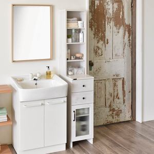 Fourniture directe maison moderne en bois massif blanc antique armoires de cuisine conception personnalisée coffre tiroirs meubles - Product Image 3