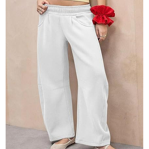 <b>Women</b> Baggy <b>Trousers</b> Wide Leg Sweatpants Streetwear Loose Fit Pants Custom Embroidery Printing Logo OEM Supplier - Product Image 4