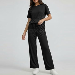 Conjunto de verano de manga corta para mujer, hecho con material de alta calidad, conjunto coordinado de talla personalizada - Product Image 4