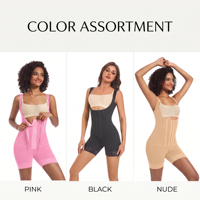 Body gainant amincissant pour femme, effet remonte-fesses, avec fermeture éclair à la taille, respirant, contrôle du ventre, corset, vente en gros