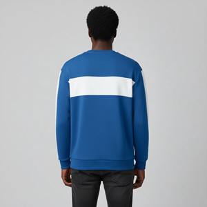 Sudadera de Invierno Extra Grande para Hombre, 100% Algodón, de Dos Tonos, con Logotipo Bordado Personalizado, Sudadera Básica - Product Image 6