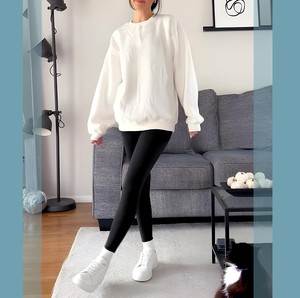 Women’s Cotton Stretch <b>Leggings</b> Wholesale High Waist Casual Fitness Pants Soft Breathable Fabric <b>Slim</b> Fit Yoga Workout Gym Wear - Product Image 3
